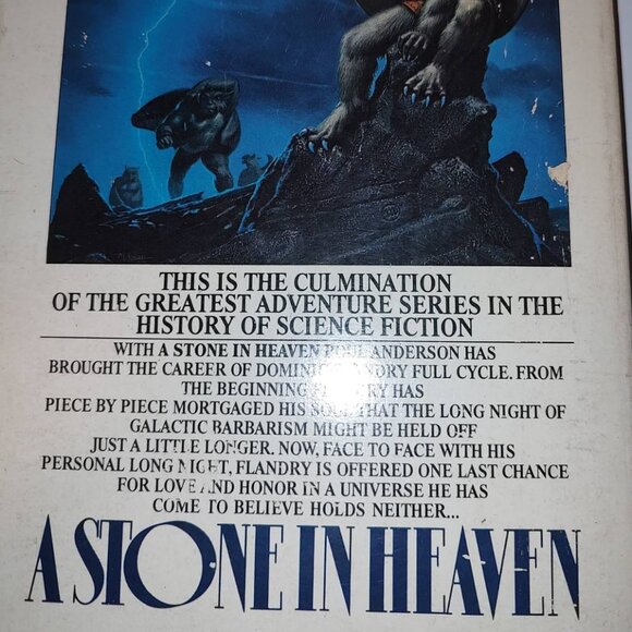 1979 Book: A Stone in Heaven By Poul Anderson-1st Edition-SC-AS IS - Picture 3 of 12